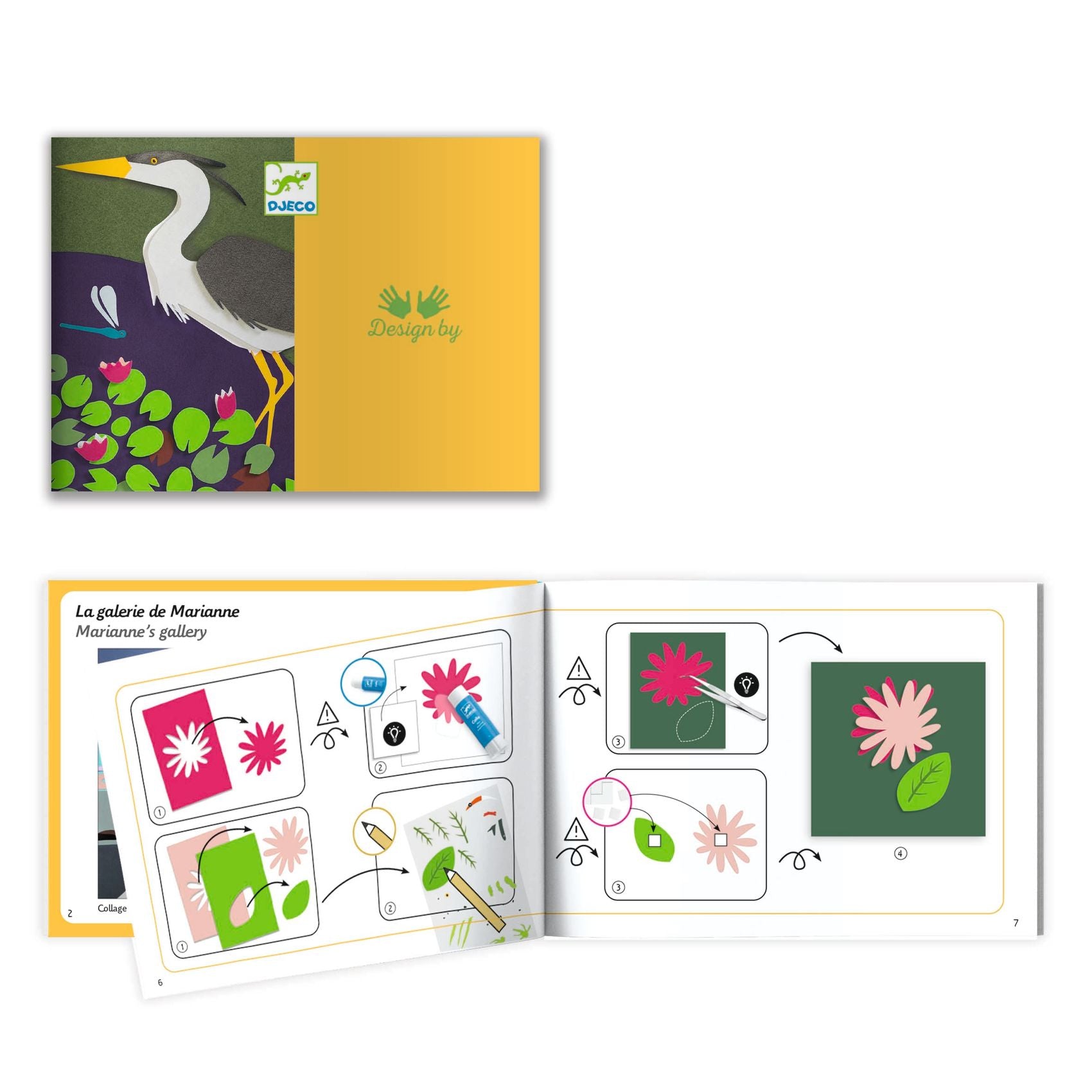 3D Paper Craft Kit - By The Water Create 4 Pictures