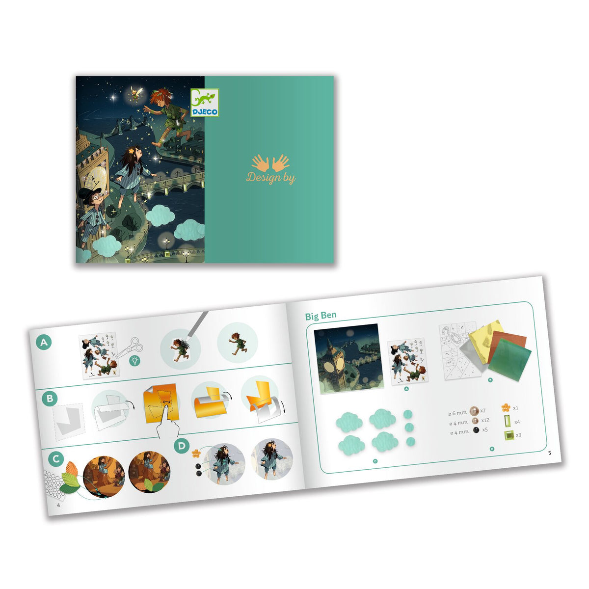 Djeco Fairy Tales To Decorate - Peter Pan DJ09479