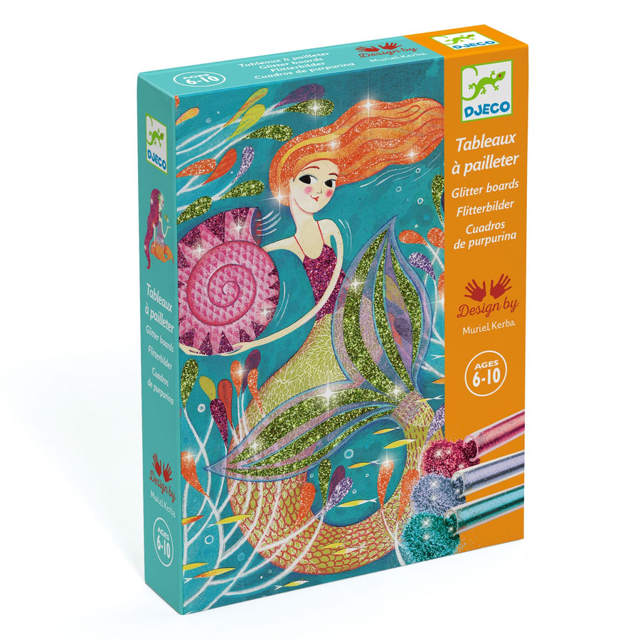 Djeco Glitter Boards Mermaid Lights