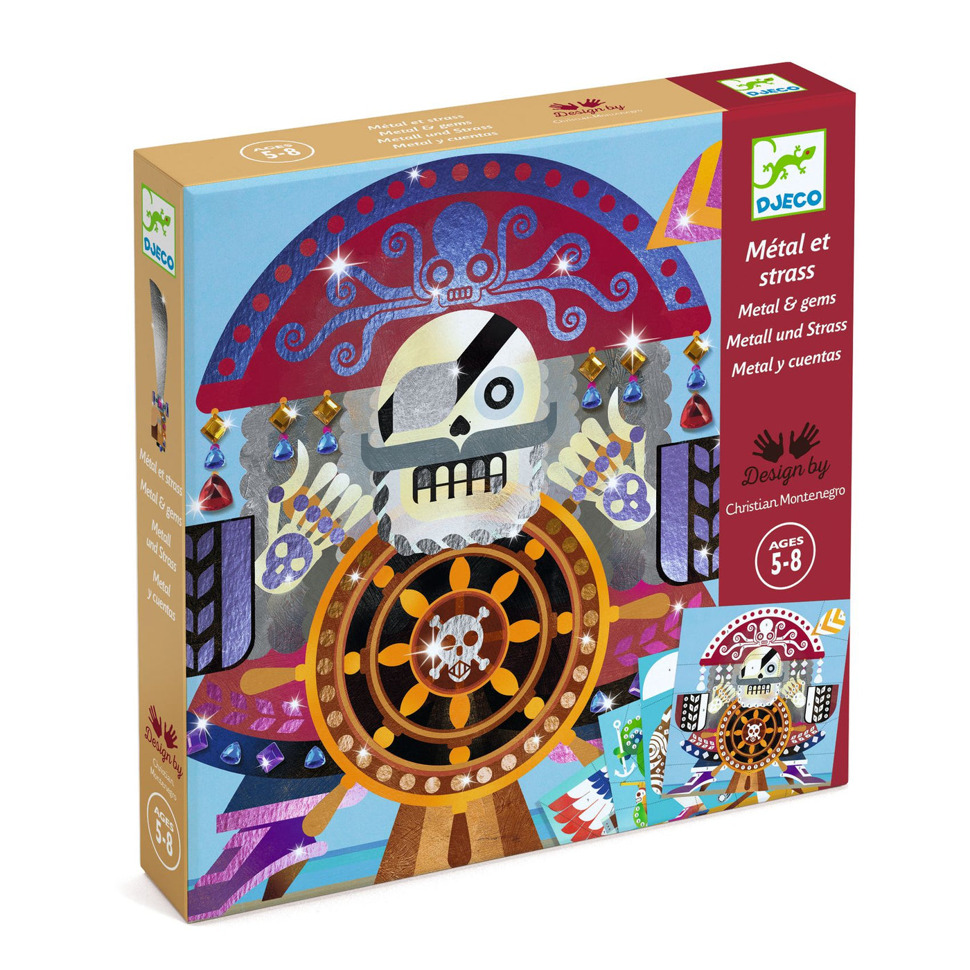 Djeco Mosaic and Foil Art Set - Pirate