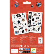 Djeco Pirates temporary tattoos DJ09584