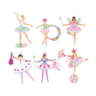 DJ09649 - Djeco Jumping Jacks to Colour In - Tutus