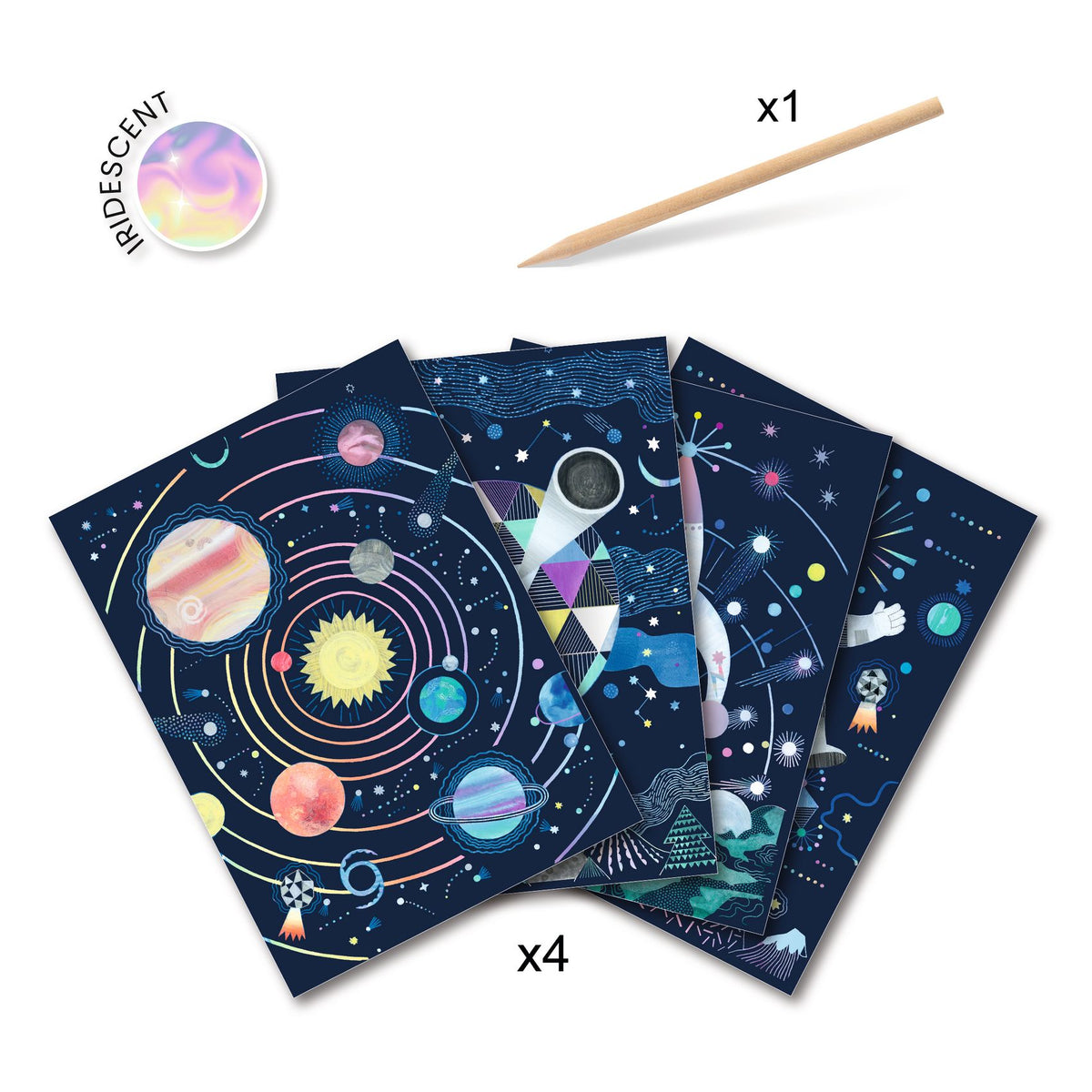 Djeco Scratch Boards - Cosmic Mission DJ09727