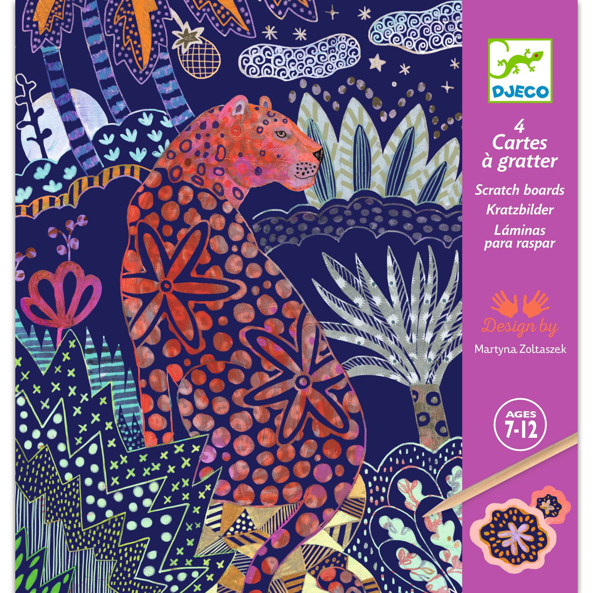 Djeco Scratch Boards - Lush Nature DJ09728