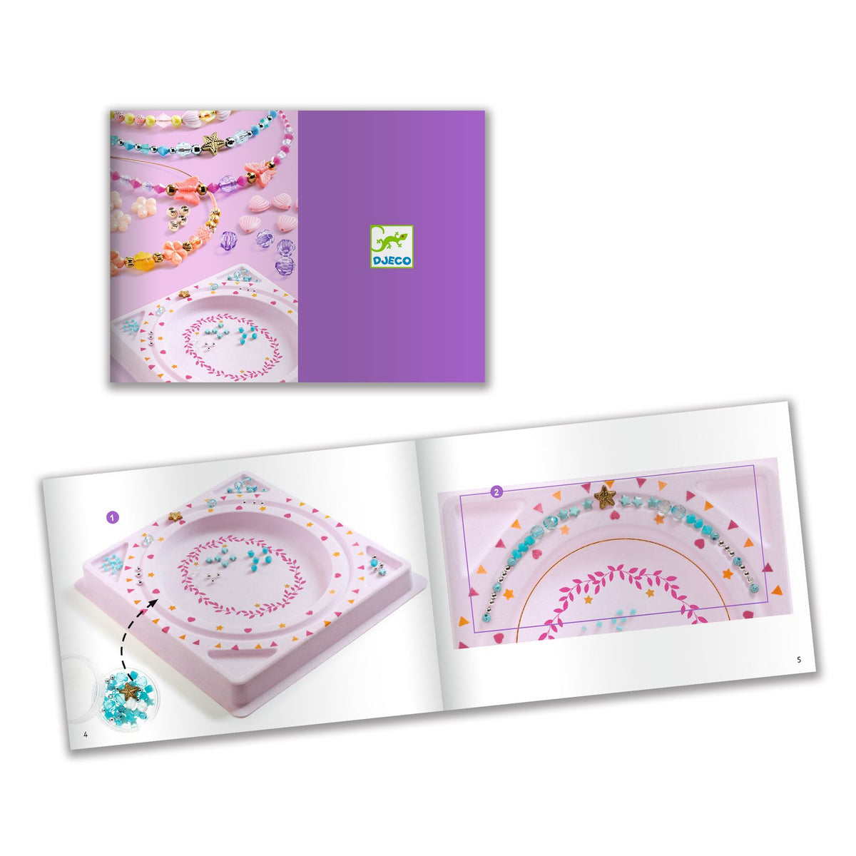Djeco Headbands and Threading Tray - Precious DJ09837