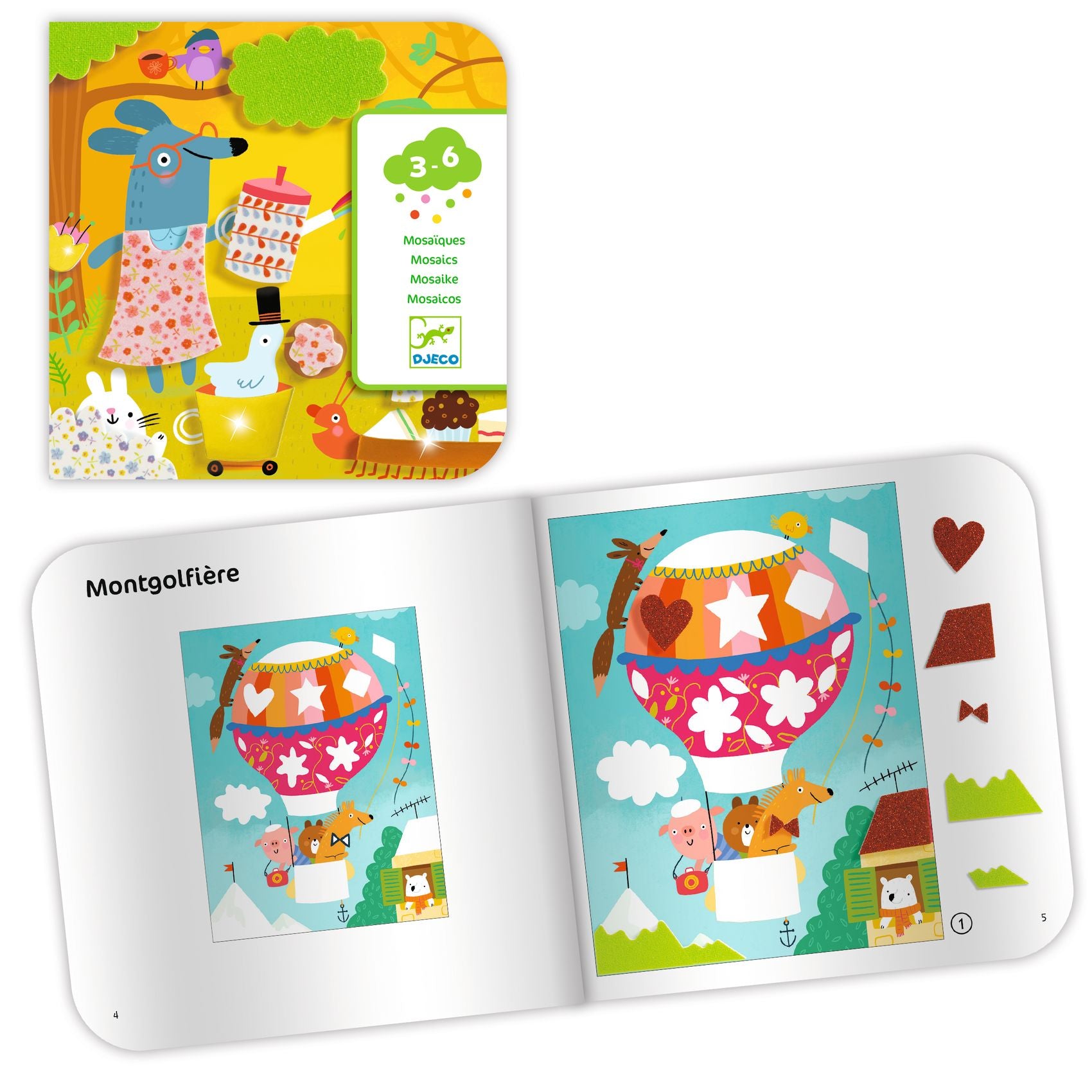 Djeco Collages - Foam Fun