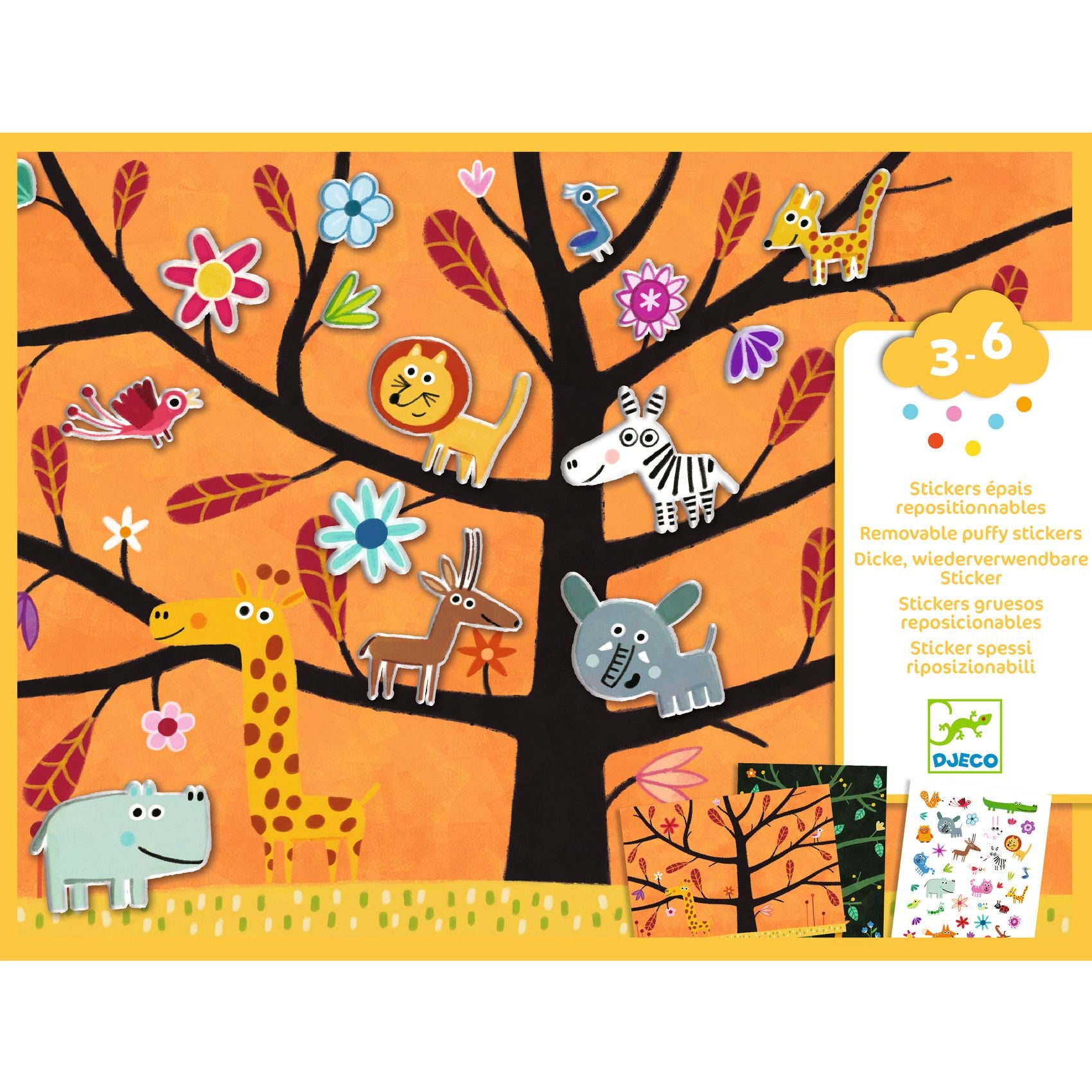 Craft Gifts For Kids | Djeco Repositionable Stickers DJ09948