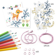Djeco Do It Yourself - Shrink Plastic - Fawn and the Bird DJ79000