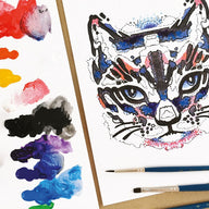 Daler Rowney Simply Gouache Cat Activity Set