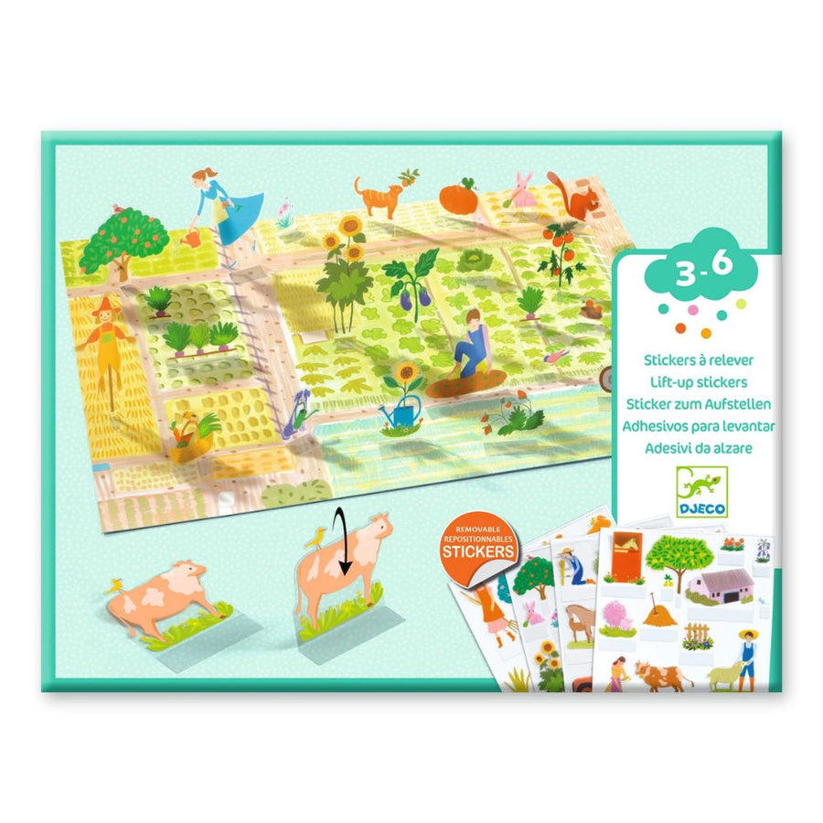 Djeco Sticker 3D Scenes To Make - Farm DJ00045
