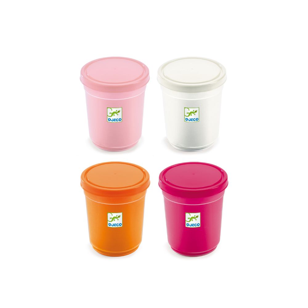Djeco 4 tubs of modelling dough Sweet DJ09026