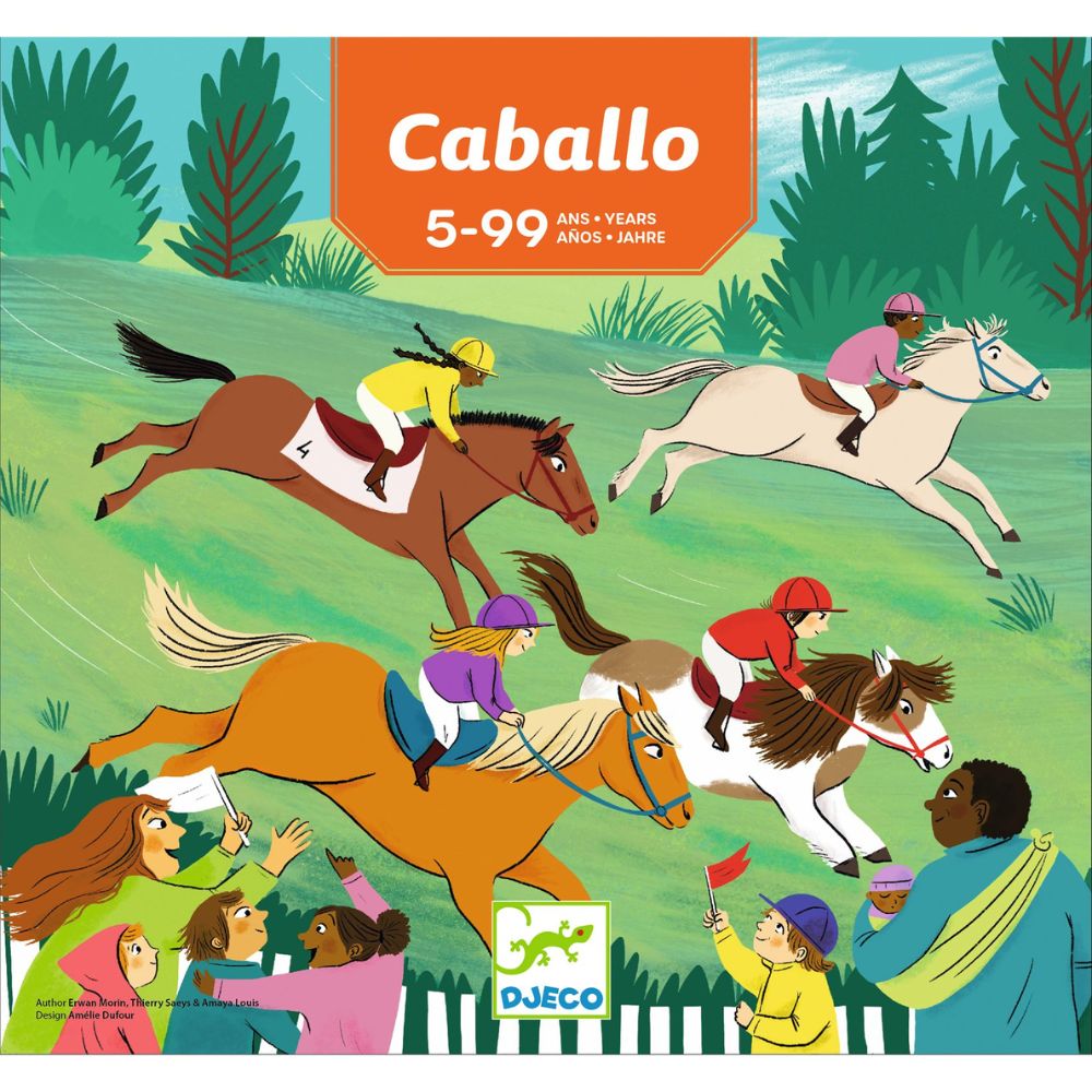 Djeco Games Caballo - A Horse Racing Board Game - Equijump DJ00820