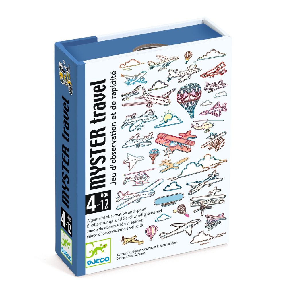 Djeco Card Games - Myster Travel A Game of Observation and Speed DJ05075