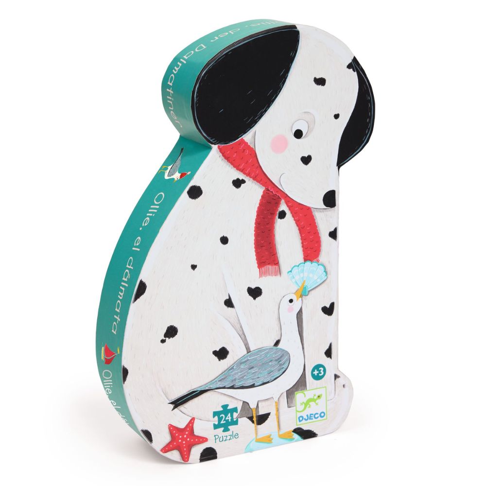 Djeco Puzzles Ollie The Dalmatian 24 pieces - Gifts For 3 Year Olds