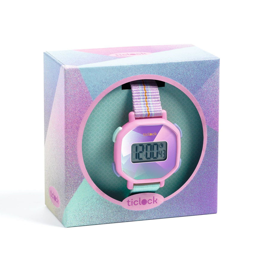 Djeco Digital Watch - Purple Prisma DD00452