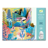 Djeco Diorama Colouring - Top Of The World DJ08743