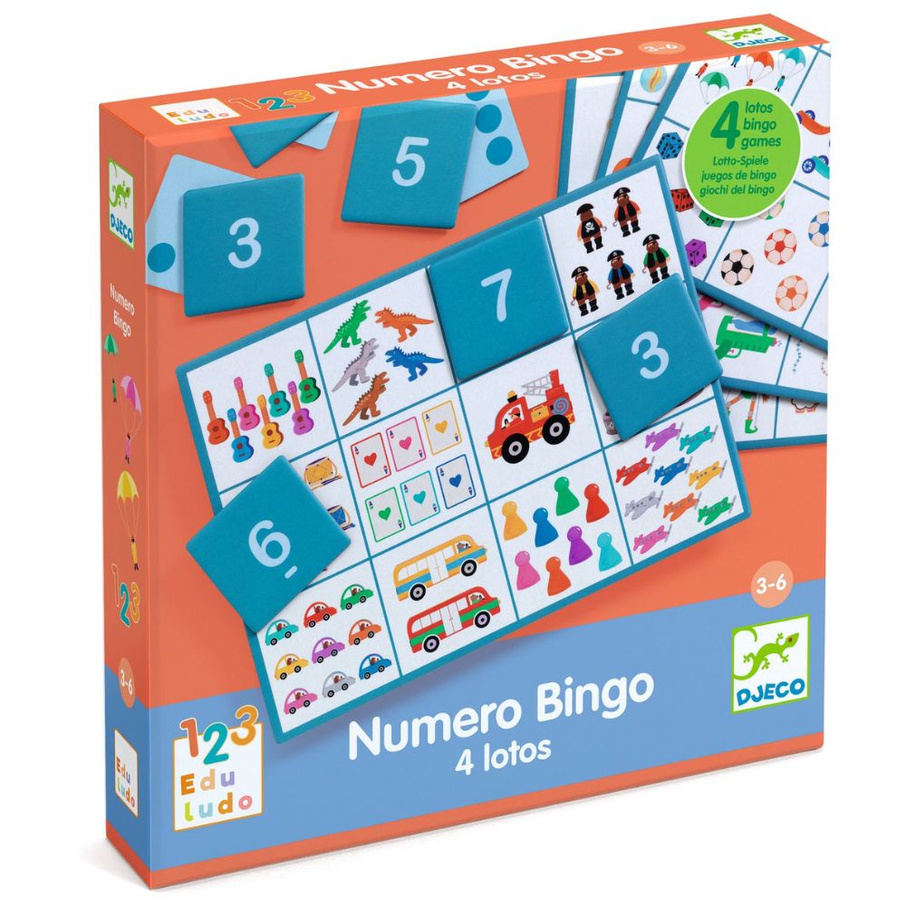 Djeco Eduludo - Number Bingo DJ08281