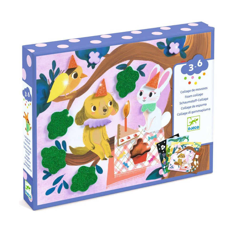 Djeco Foam Collage Workshop - A Sparkly Intro To Mosaic Art