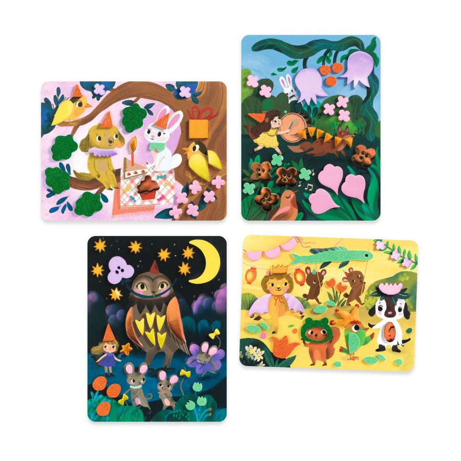 Djeco Foam Collage Workshop - A Sparkly Intro To Mosaic Art