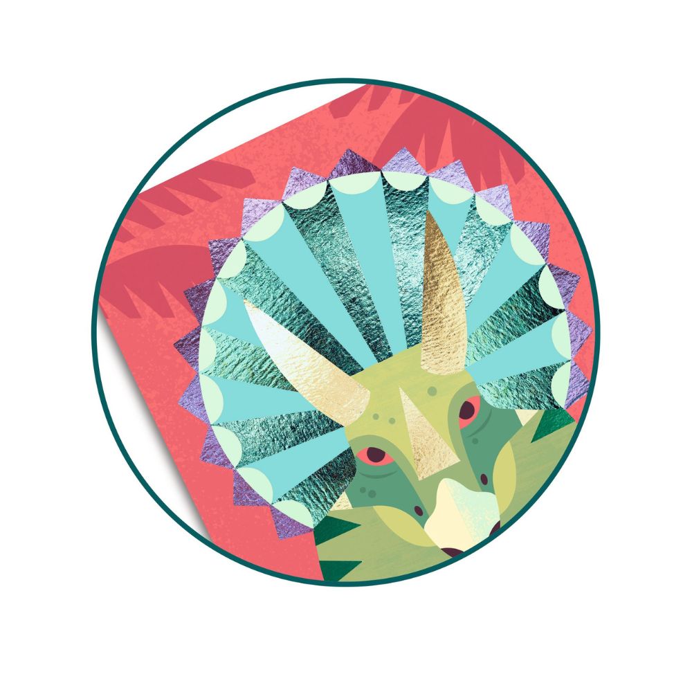 djeco foil art jurassic