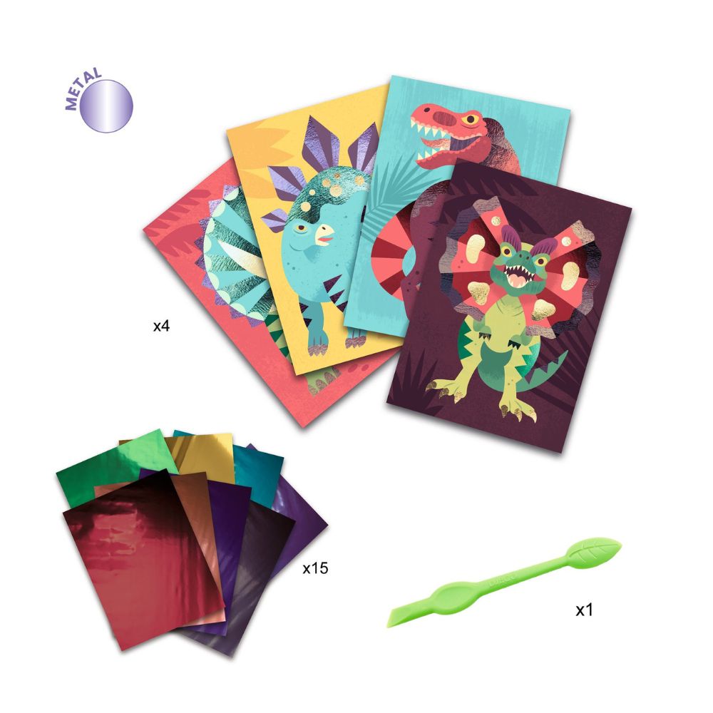 djeco foil art - jurassic