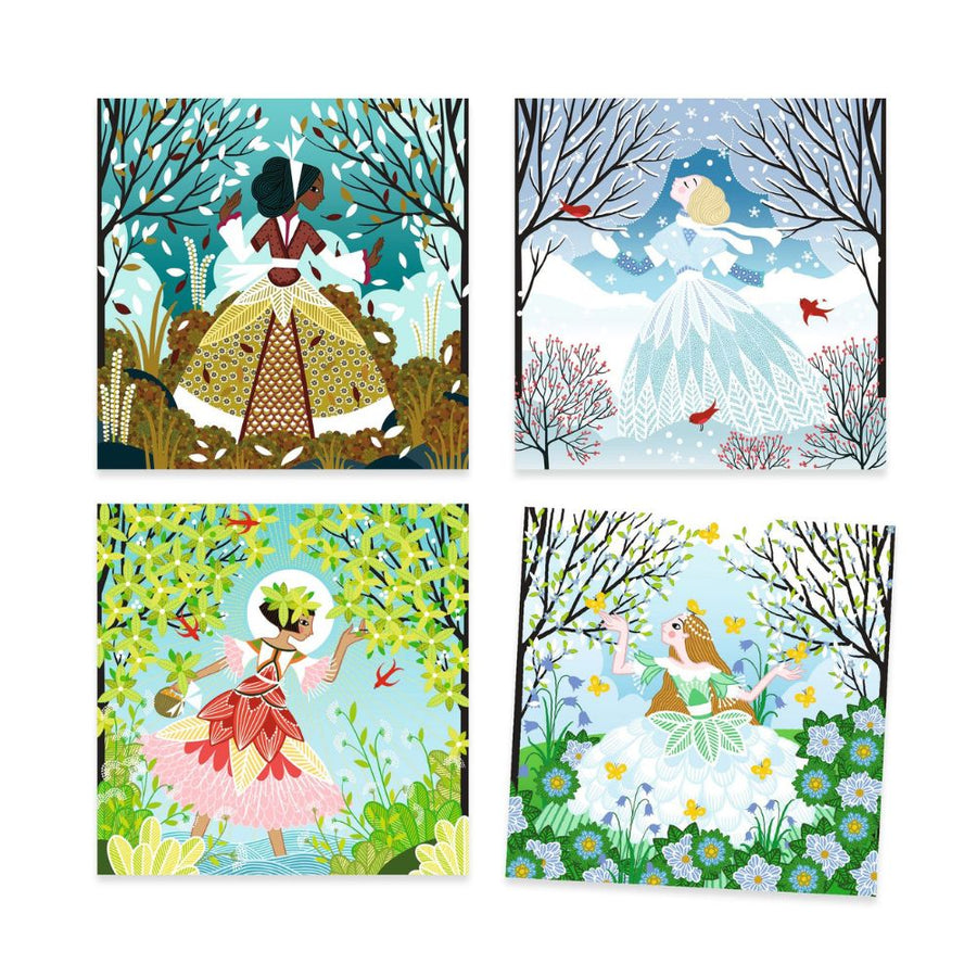 Djeco Foil Art Set - Metal and Gems DJ09528