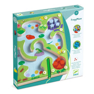 Djeco Educational Wooden Games - FrogyMaze DJ01614
