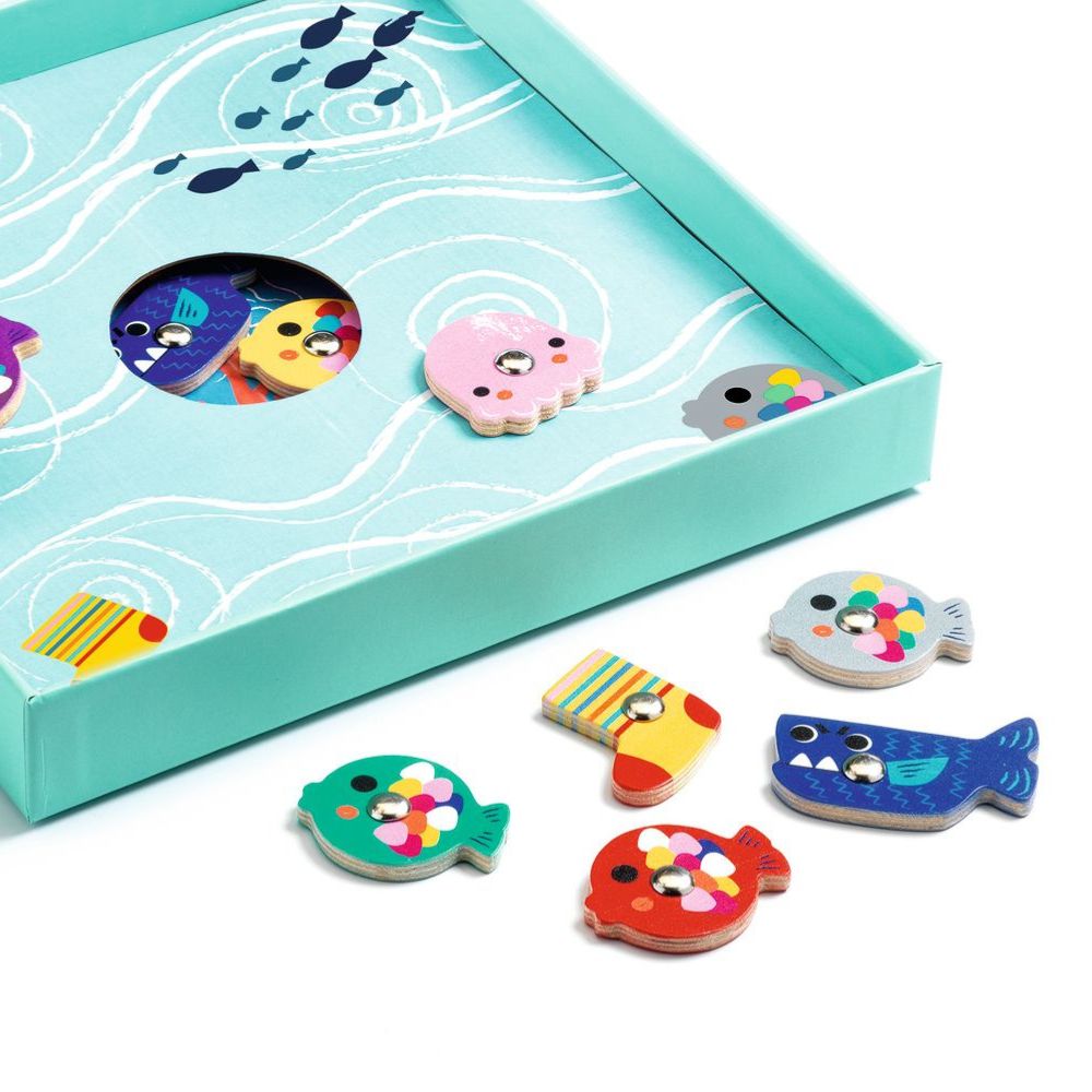 djeco wooden fishing game