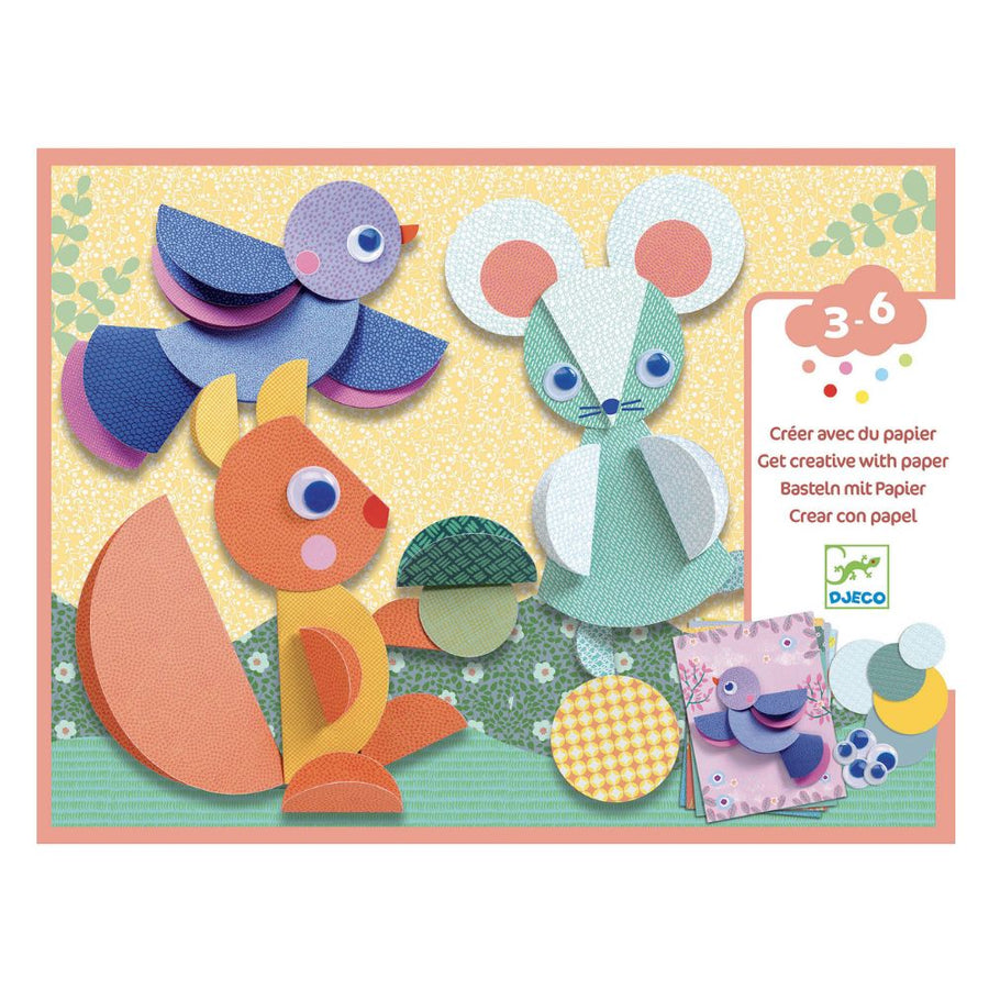 Djeco Get Creative With Paper - Round and Round DJ09056
