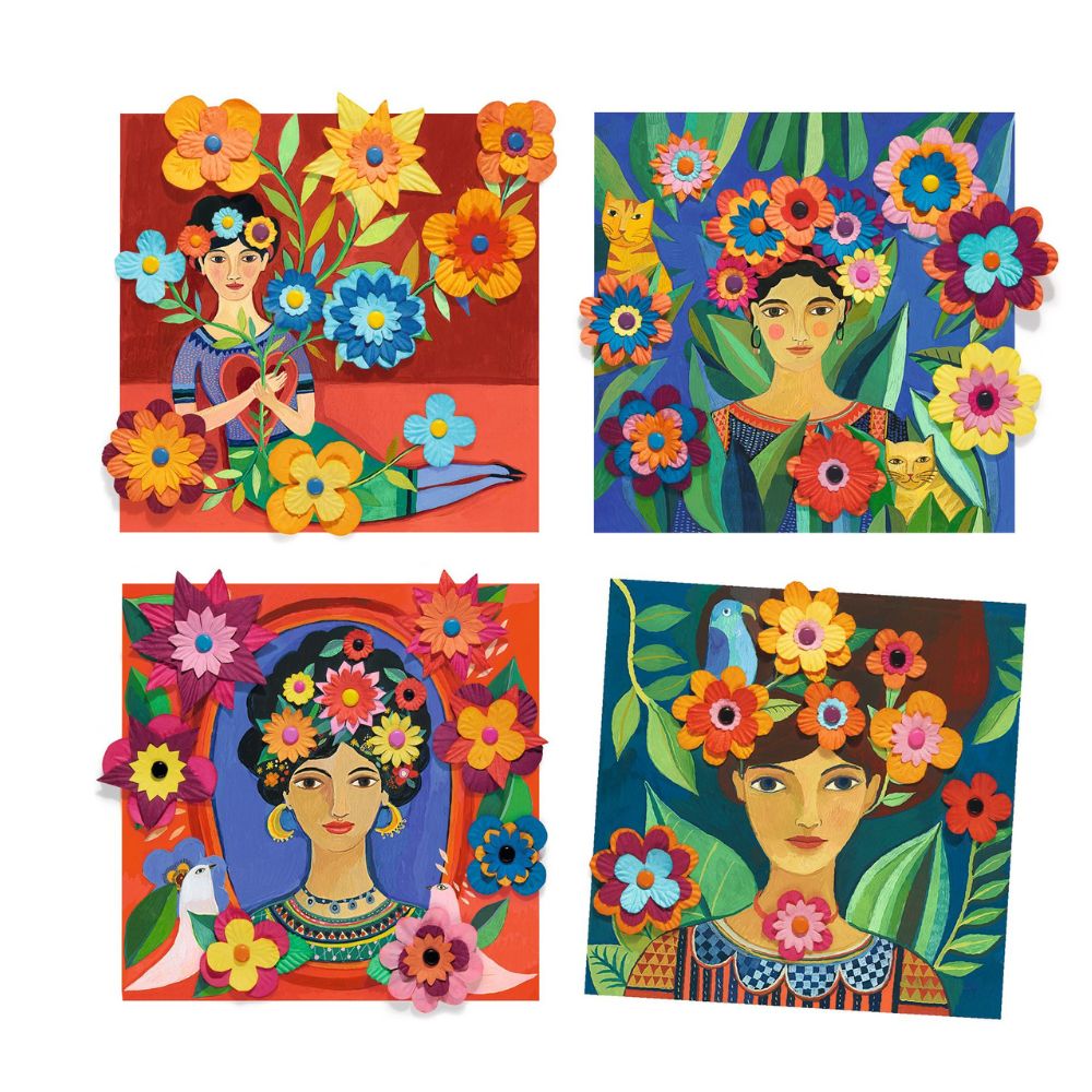 Djeco Inspired By - By Frida Kahlo, 3D Pictures DJ09385