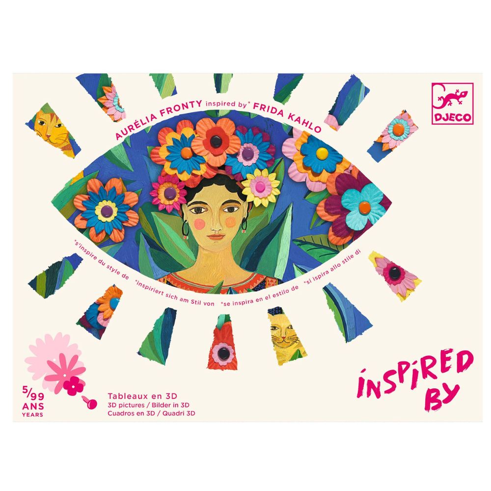 Djeco Inspired By - By Frida Kahlo, 3D Pictures DJ09385