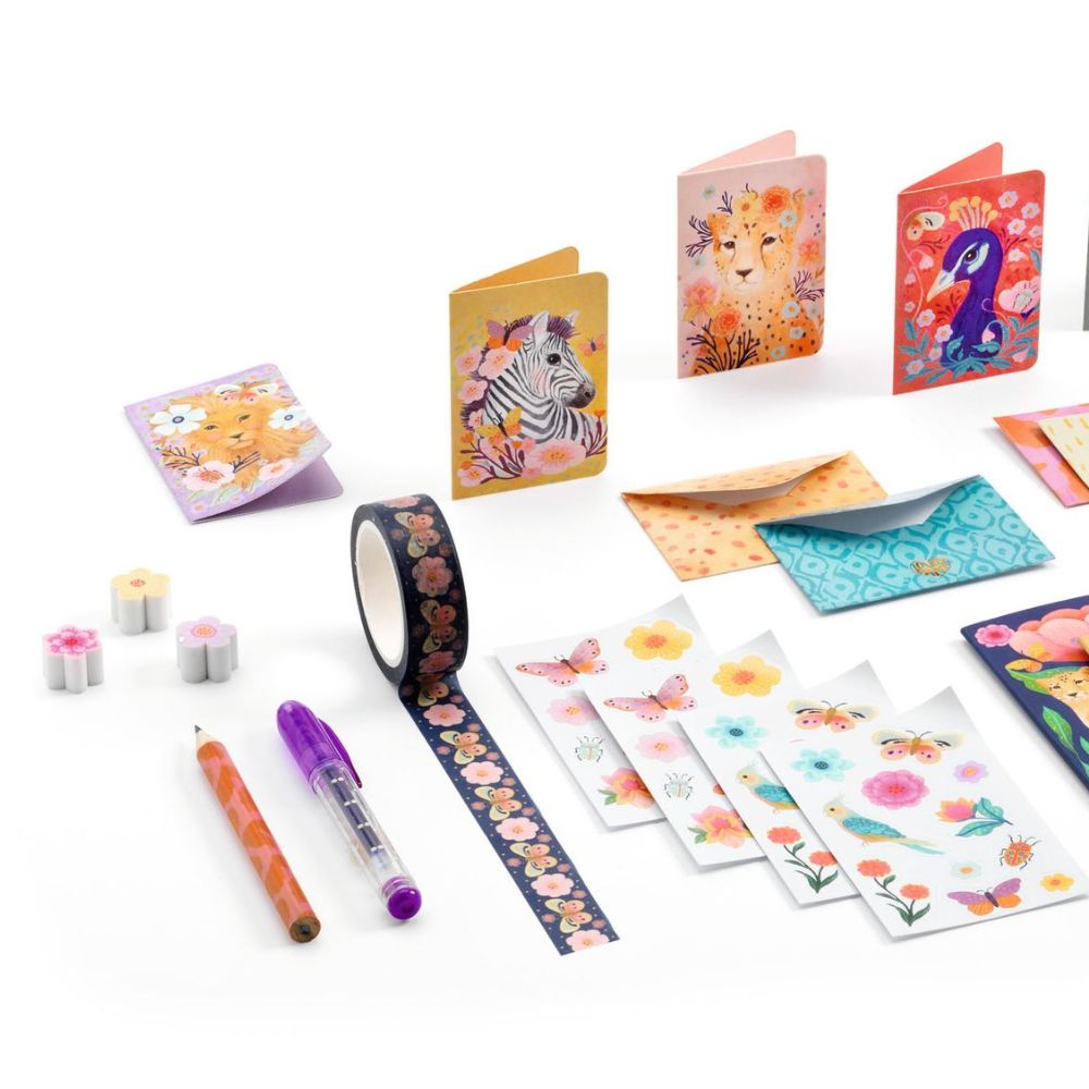 Djeco Lovely Paper - Mini Kendra Children's Stationery Set DD03678