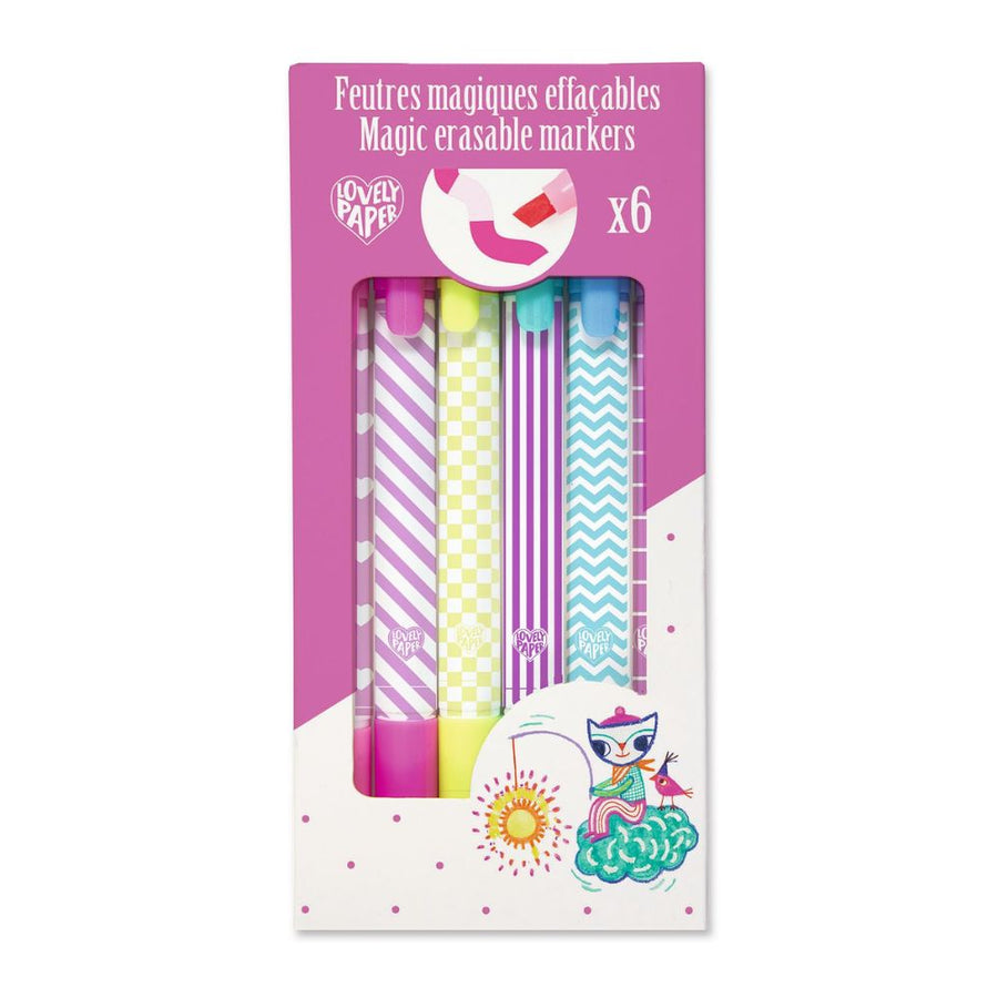 Djeco Lovely Paper - Magic erasable markers DD03810