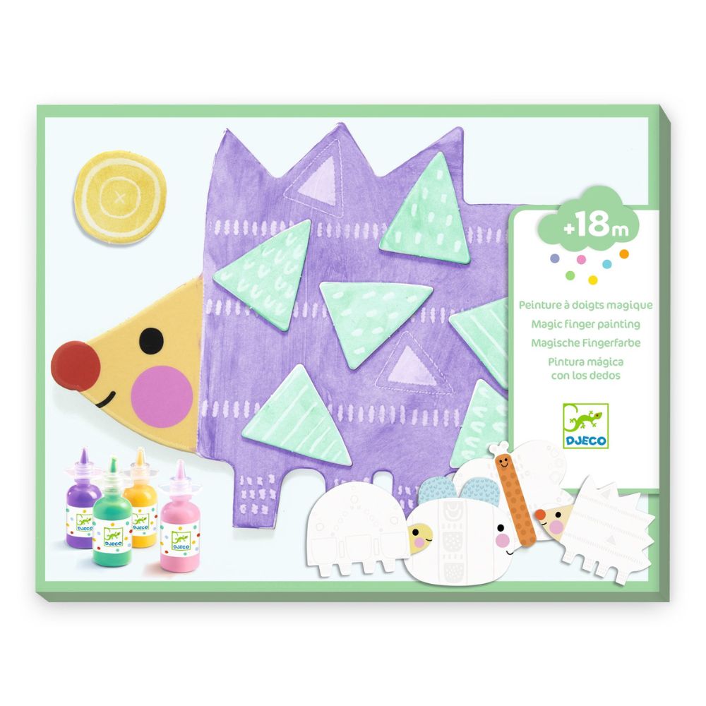 Toddler Crafts Djeco Magic Finger Painting Kit - 18 mths+