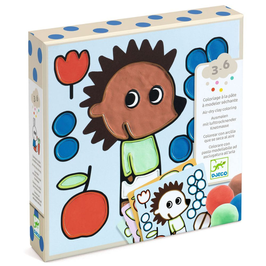 Djeco Modelling Clay Pictures - Naughty Garden Friends DJ00959