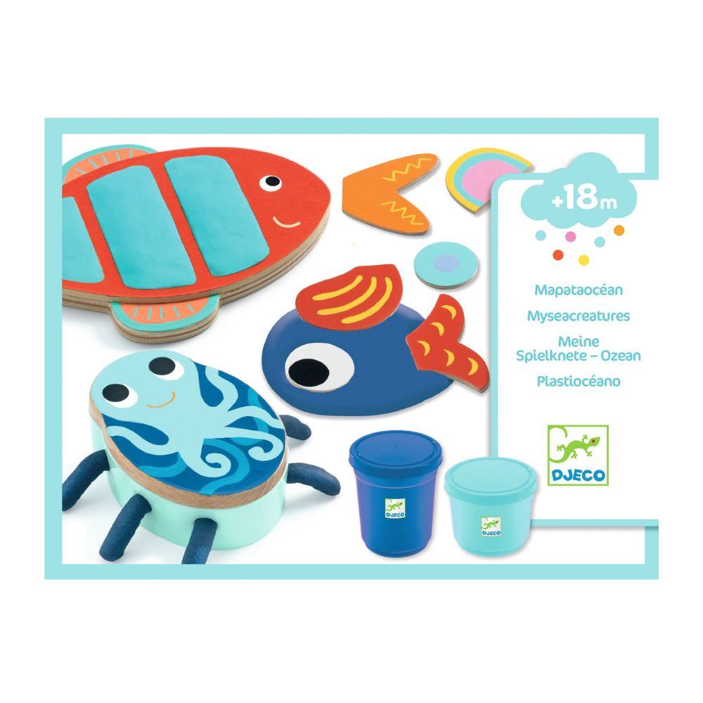 Djeco My Sea Creatures Modelling Clay DJ09036