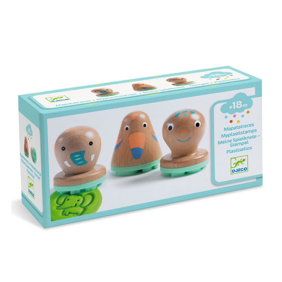 Djeco Myplastistamps Play Dough Stamps 18mths +