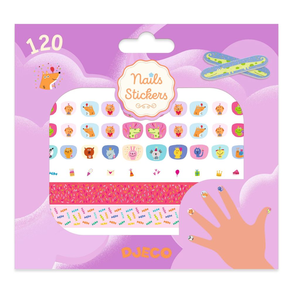 Djeco Nail Stickers - Happy Birthday!