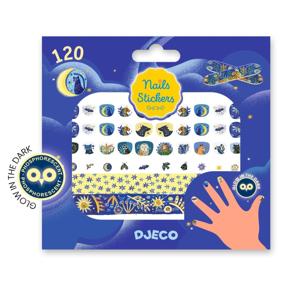 Djeco Nail Stickers - Moonlight Reflections