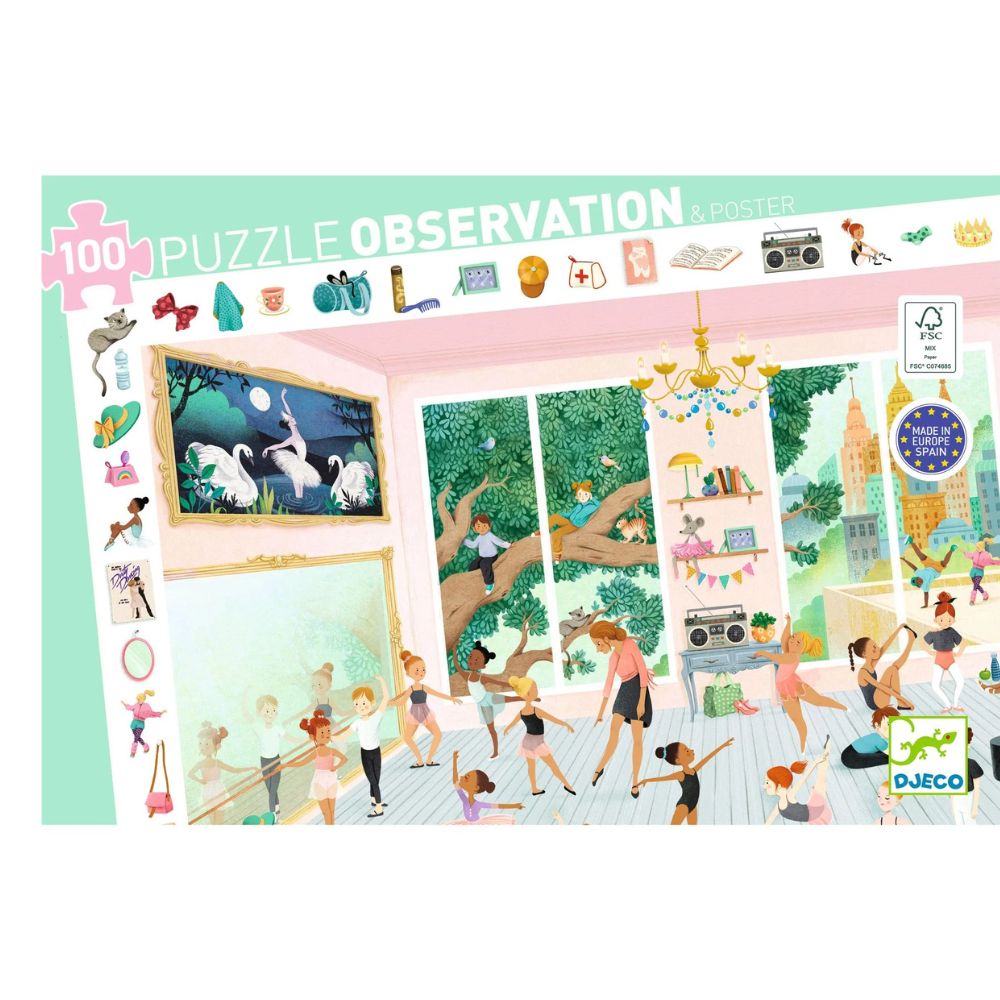 Djeco Observation Puzzle&nbsp; - The Dance School DJ07514