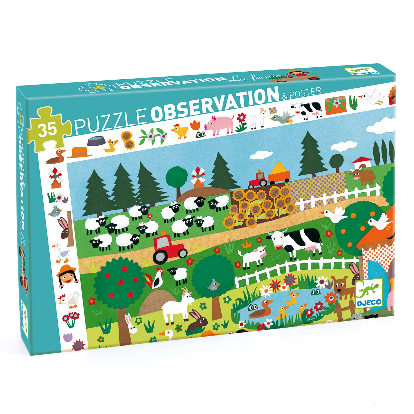Djeco Observations Puzzle Farm DJ07591