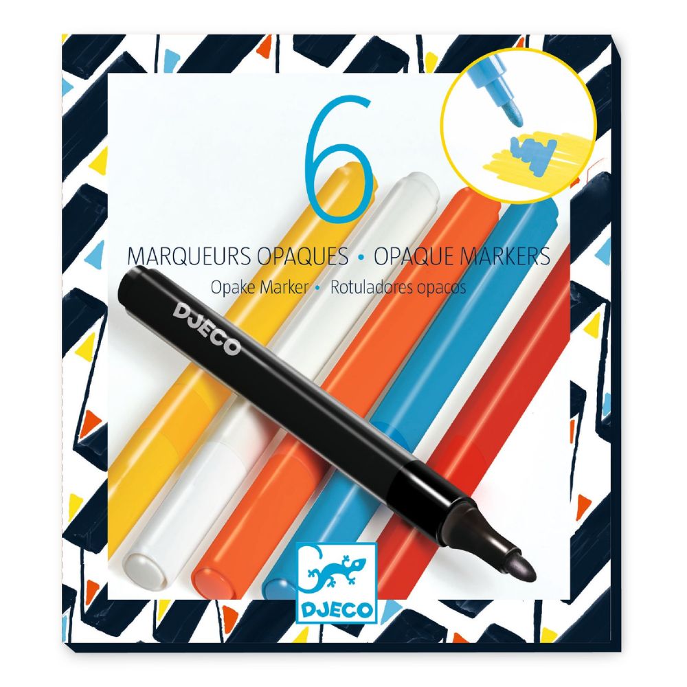 Djeco Opaque Marker Pens for Street Art DJ09123