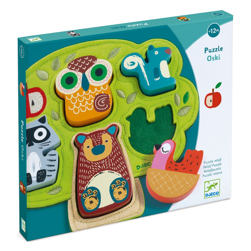 Djeco Wooden Puzzle Oski Treehouse DJ01039