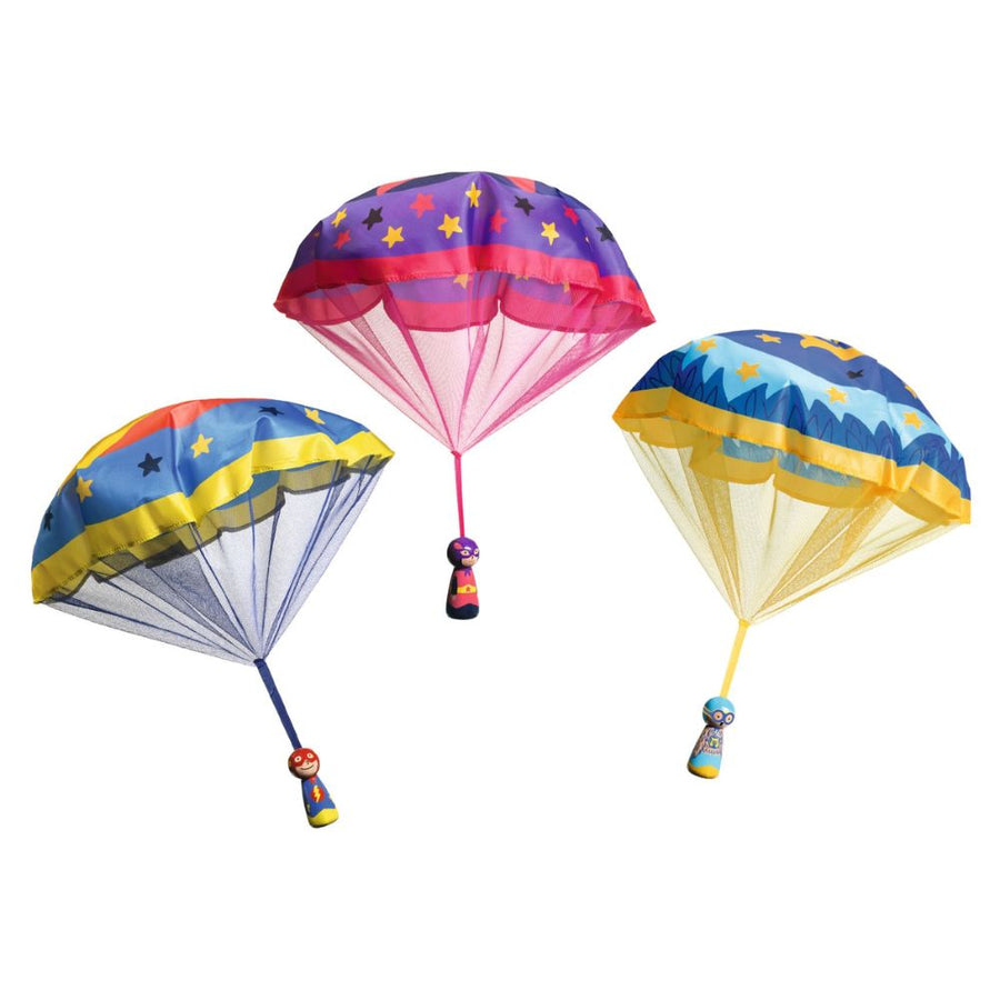 Djeco Parachutistes Flying Heroes - various designs