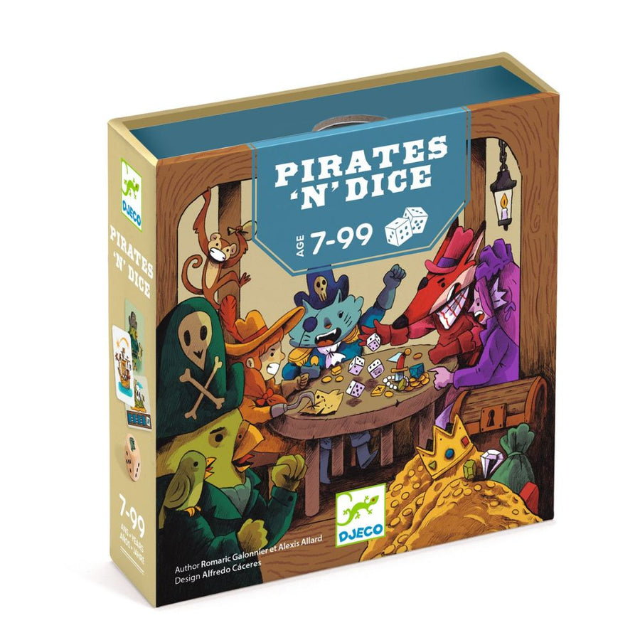 Djeco Dice Games - Pirates 'n' Dice Family Game DJ00830