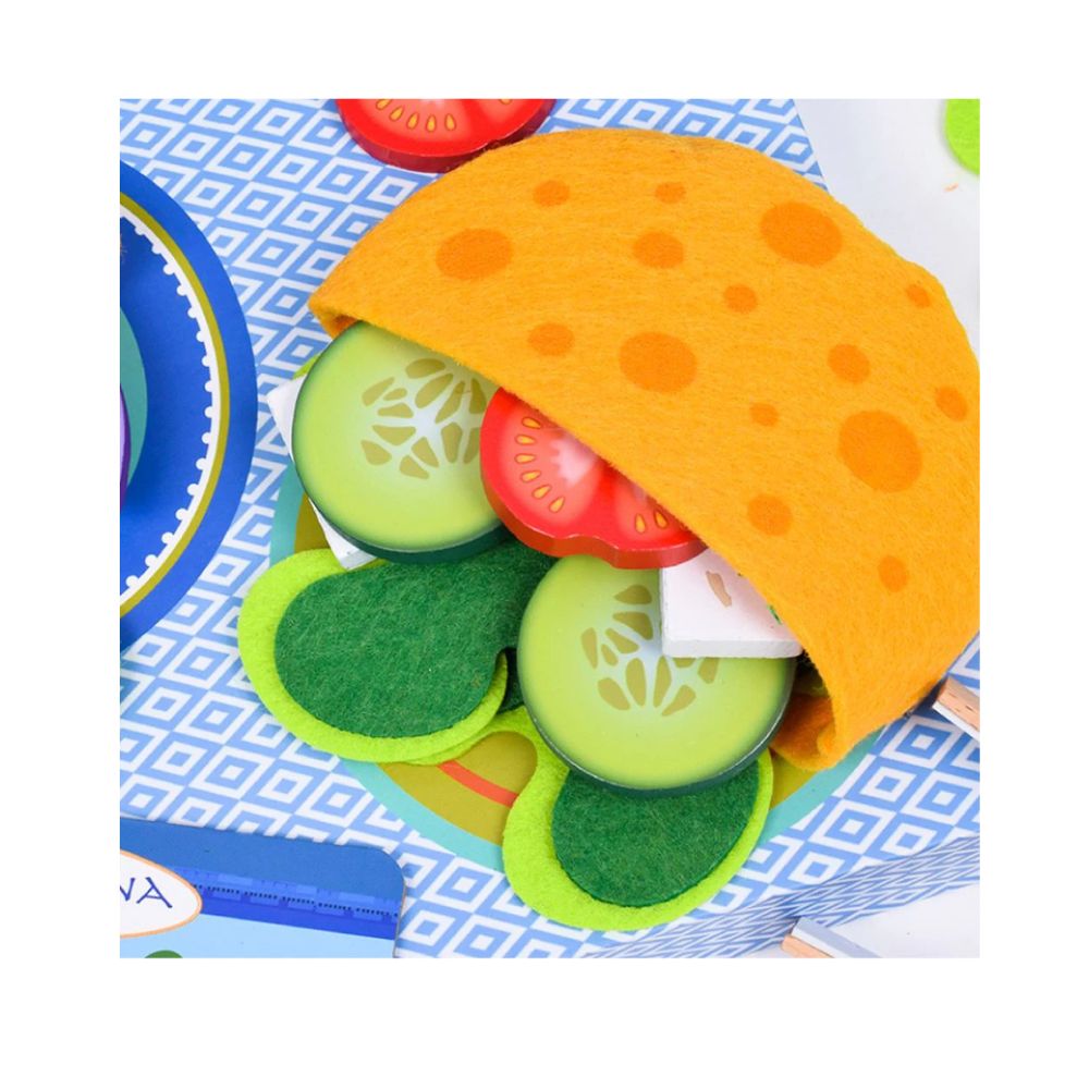 Djeco Play Foods - Cyrus and Lena Pitta DJ05500