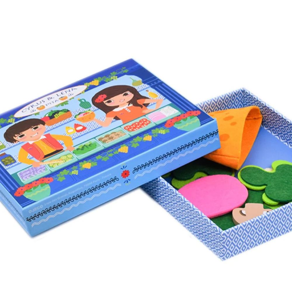 Djeco Play Foods - Cyrus and Lena Pitta DJ05500