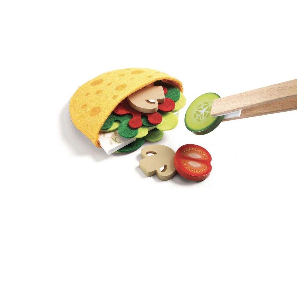 Djeco Play Foods - Cyrus and Lena Pitta DJ05500