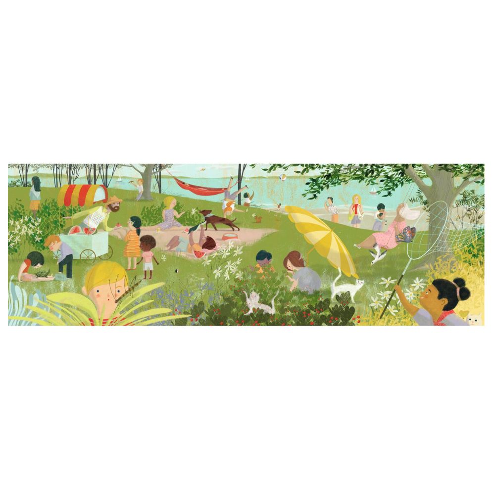 Djeco Puzzle Gallery A Summer's Day DJ07689 - Gifts For 7 Years Old +
