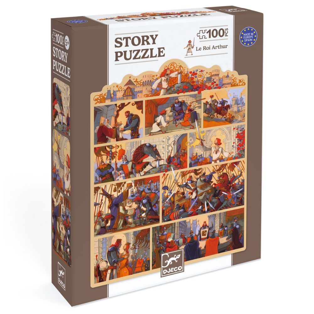 Djeco Puzzles - The King Arthur Story Puzzle DJ07054